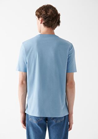 Mavi Logo Baskılı Mavi Tişört 0610943-70731