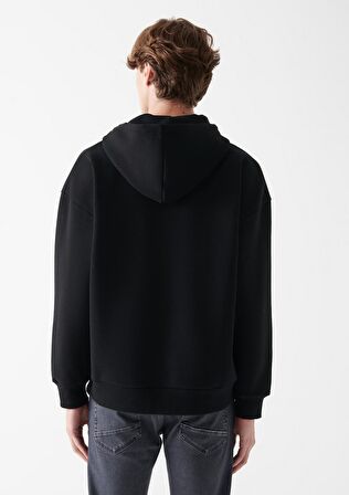 Mavi Logo Baskılı Siyah Sweatshirt 0610958-900