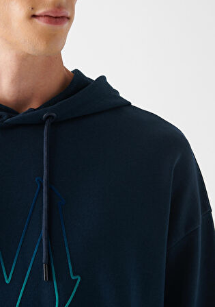 Mavi Logo Baskılı Lacivert Sweatshirt 0611024-34319