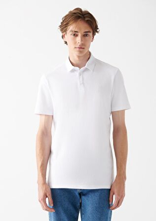 Mavi Beyaz Polo Tişört 0610807-620