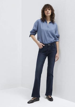 Molly Everyday Puslu Mürekkep Mavisi Jean Pantolon 1013683048