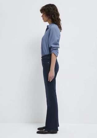 Molly Everyday Puslu Mürekkep Mavisi Jean Pantolon 1013683048