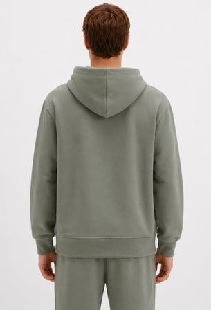 Mavi 065809-80692 Logo Nakışlı Erkek Kapüşonlu Sweatshirt