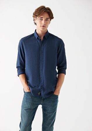 Mavi Koyu Indigo Gömlek 020579-83594