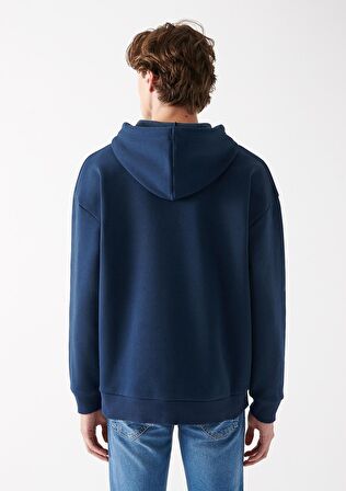 Mavi Logo Baskılı Lacivert Sweatshirt 067149-29743