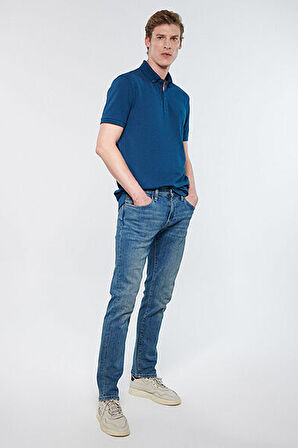 M0035183704 Marcus Mavi Erkek Jean Pantolon Indigo Mavi Premium