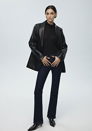 Maria Gold Premium Rinse Lacivert Jean Pantolon 101225-83035