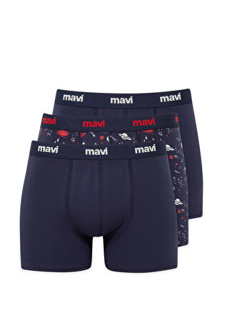 Mavi 3lü Boxer Seti 0910616-900