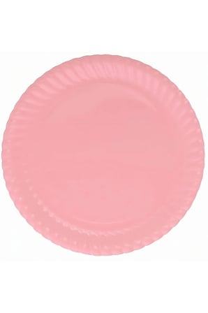 Dehaparty Pembe 8 Kişilik Parti Seti - Karton Tabak, Bardak ve Mısır Kutusu