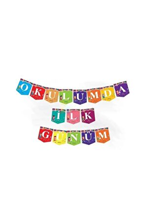 Kağıt Banner Okulumda İlk Günüm BNR032