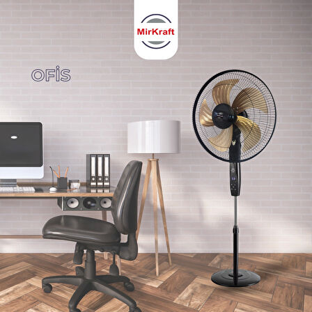 MirKraft FS-K5018 Stand Fan Vantilatör Uzaktan Kumandalı 18''