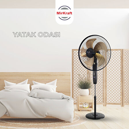 MirKraft FS-K5018 Stand Fan Vantilatör Uzaktan Kumandalı 18''