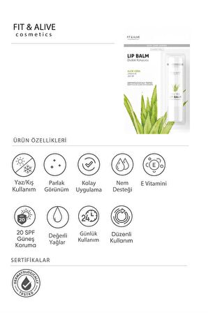 Fitalive Aloe Vera Lip Balm