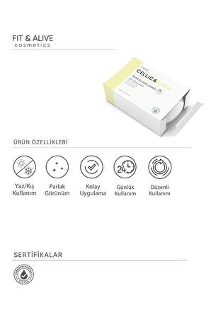 Fitalive Cellicaderm Yumurta Akı Sabun - Gözenek Sıkılaştırıcı & Sebum Dengeliyici Etkili