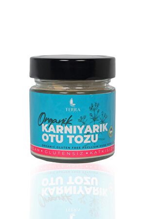 Organik Karnıyarık Otu Glutensiz Psyllium Tozu 100 G