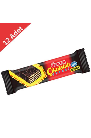 Ülker Bitter Çikolatalı Gofret 36 gr x 12 Adet