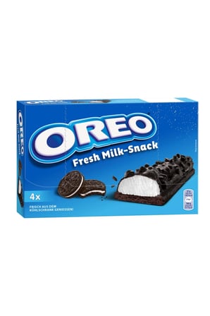 Oreo Fresh Milk Snack 27 g x 4 Adet - Sütlü Kremalı ve Kakaolu Atıştırmalık