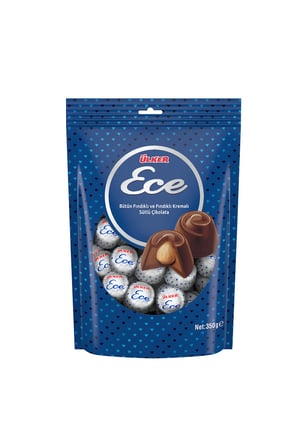 Ülker Ece Bütün Fındıklı Sütlü Çikolata 350 g - Efsanevi Fındıklı Lezzet