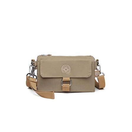 Askılı Kadın Çantası Krinkıl Kumaş Smart Bags 1147 Camel