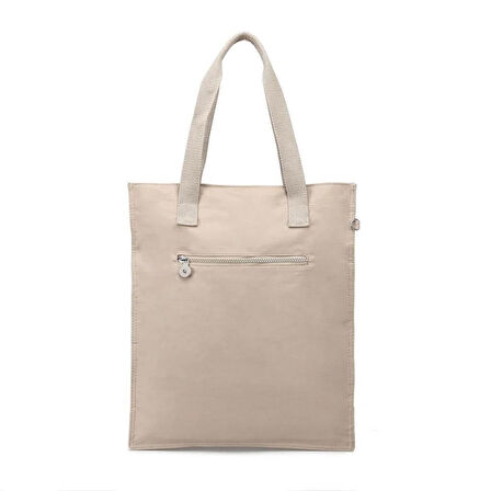 Smart Bags Büyük Boy Krinkıl Kumaş Omuz Çantası BC 3076 - Bej