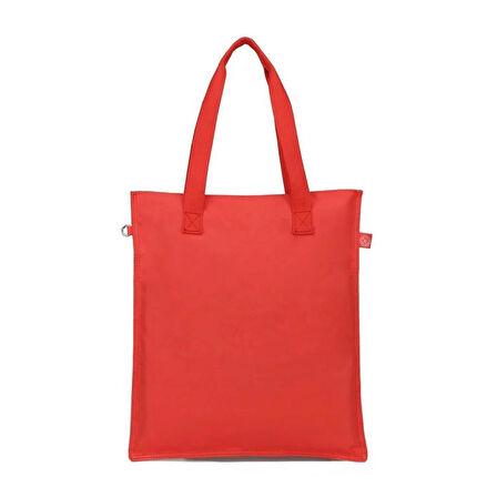 Smart Bags Büyük Boy Krinkıl Kumaş Omuz Çantası BC 3076 - Nar