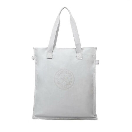 Smart Bags Büyük Boy Krinkıl Kumaş Omuz Çantası BC 3076 - Açık Gri