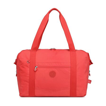 Smart Bags Dev Boy Kadın Çantası Krinkıl Kumaş 3082