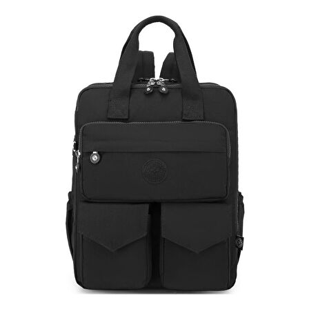 Büyük Boy Krinkıl Kumaş Sırt Çantası Smart Bags 1175