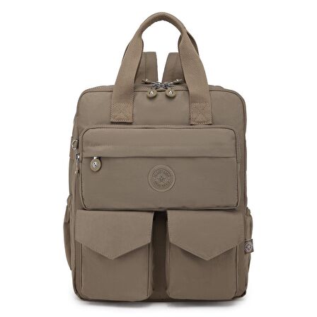 Büyük Boy Krinkıl Kumaş Sırt Çantası Smart Bags 1175