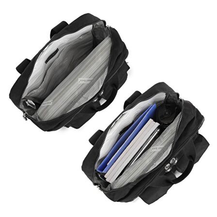 Büyük Boy Krinkıl Kumaş Sırt Çantası Smart Bags 1175