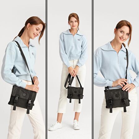 Gumi Kumaş Smart Bags Uniseks Postacı Çantası 8657