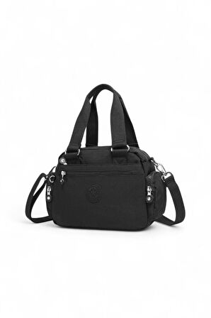 Smart Bags Krinkıl Siyah Kadın Omuz Çantası SMB3207