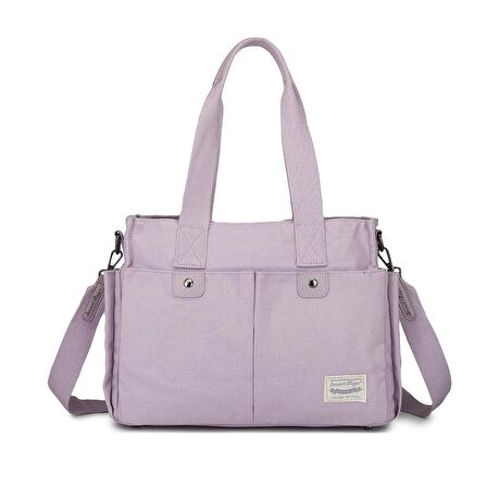 Smart Bags Exclusive Kanvas Kumaş Kadın Omuz Çantası 1307