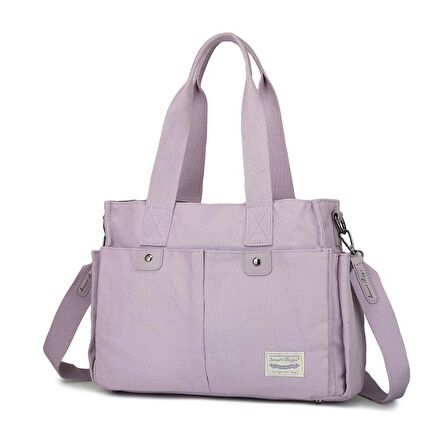 Smart Bags Exclusive Kanvas Kumaş Kadın Omuz Çantası 1307