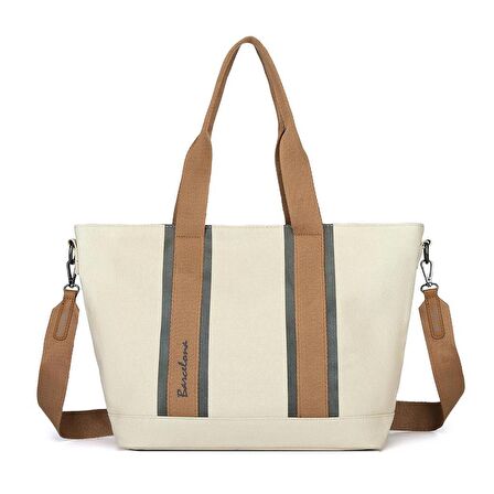 Barcelona Dev Boy Exclusive Kanvas Kumaş Kadın Omuz Çantası 1312