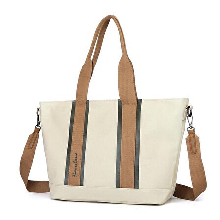 Barcelona Dev Boy Exclusive Kanvas Kumaş Kadın Omuz Çantası 1312