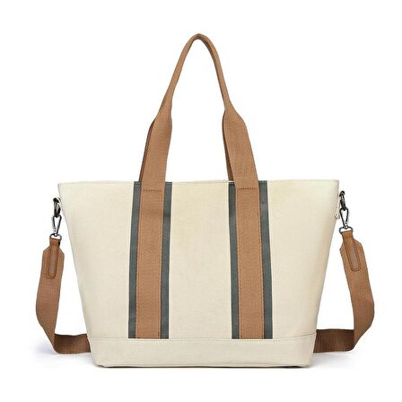 Barcelona Dev Boy Exclusive Kanvas Kumaş Kadın Omuz Çantası 1312