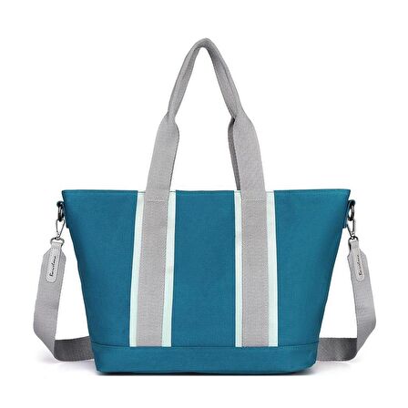 Barcelona Dev Boy Exclusive Kanvas Kumaş Kadın Omuz Çantası 1312