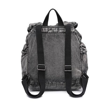 Denim Kot Kumaşı Kadın Sırt Çantası Barcelona 3217