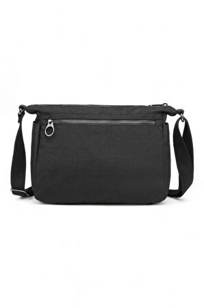 Smart Bags Krinkıl Siyah Kadın Çapraz Askılı Çanta SMB MT-1238