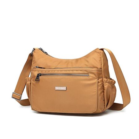 Saten Kumaş Askılı Postacı Kadın Çantası Barcelona 2137