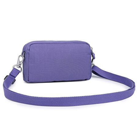 Smart Bags Mini Boy Postacı Çantası ve Cüzdanı Krinkıl Kumaş 1112