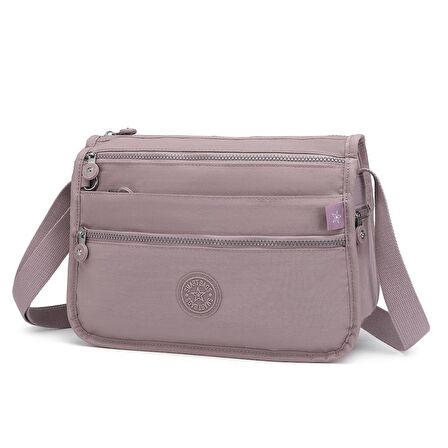 Smart Bags Krinkıl Kumaş Kadın Postacı Çantası 1128 Ten