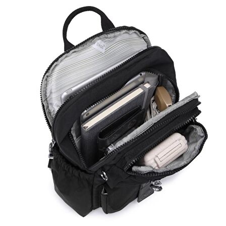 Smart Bags Kadın Sırt Çantası Küçük Boy Krinkıl Kumaş 3168