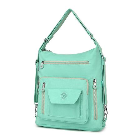 Hem Sırt Hem de Omuz Kadın Çantası Smart Bags 1205 A.Yeşil