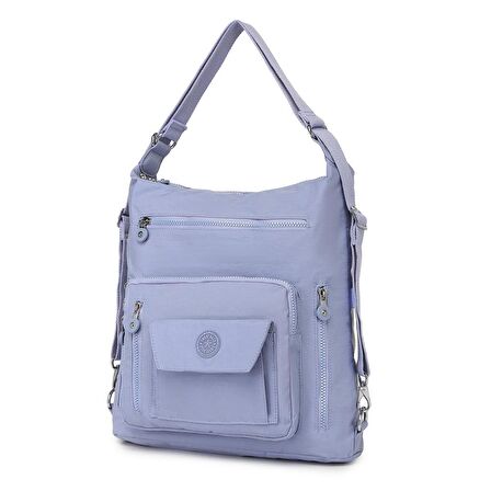 Hem Sırt Hem de Omuz Kadın Çantası Smart Bags 1205 Lila