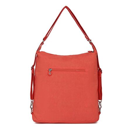 Hem Sırt Hem de Omuz Kadın Çantası Smart Bags 1205 Nar