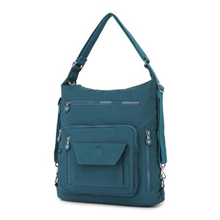 Hem Sırt Hem de Omuz Kadın Çantası Smart Bags 1205-29 Yeşil