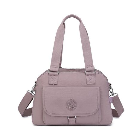 Krinkıl Kumaş Kadın Omuz Çantası Smart Bags 1122 Ten