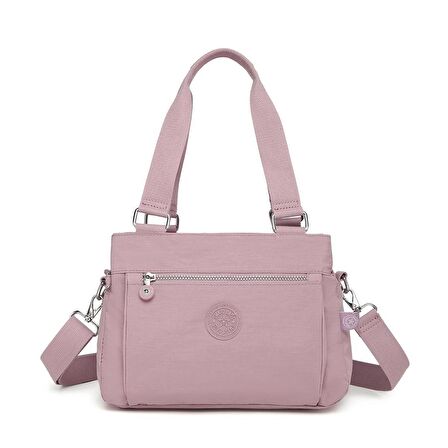 Krinkıl Kumaş Kadın Omuz Çantası Smart Bags 1125 Ten